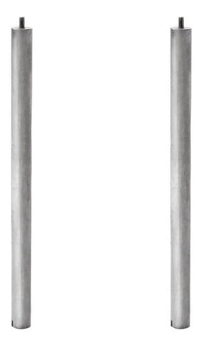 Dos Ánodos De Magnesio Original Mademsa 50 Cm 80 A 150 Lt