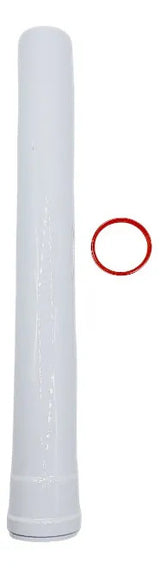Extensión Evacuación De Gases 60mm Tiro Forzado 50cm Largo