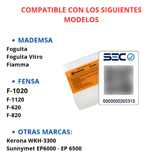 Mecha Para Estufas Fensa-mademsa