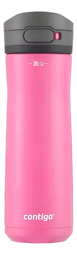 Botella Agua Acero Inoxidable Jackson Chill 591ml Tapa Botón Color Rosa
