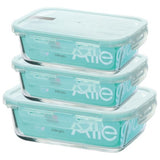 Pack 3 Herméticos De Vidrio (600+420+420 Ml) Allegra