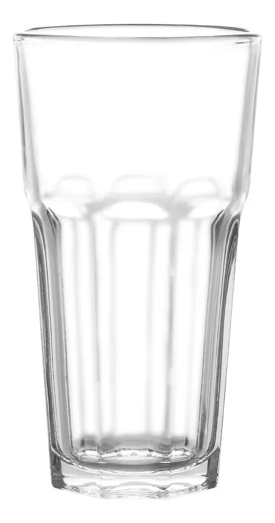 Set 6 Vasos Vidrio Cristar Lisboa Cooler 493 Ml