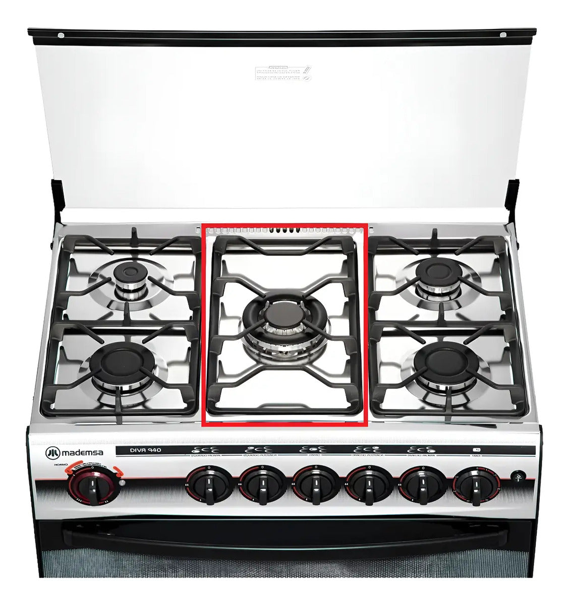 Parrilla Central Cocina Fensa F5500 P/mademsa Diva 920-940
