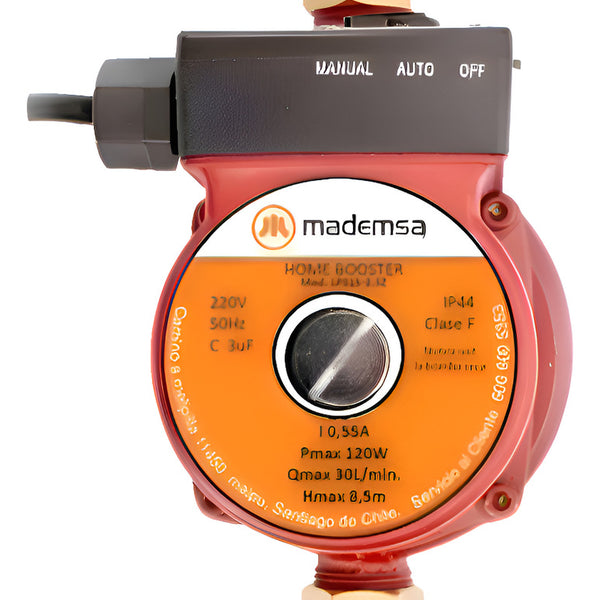 Bomba De Agua O Presurizadora Mademsa Brs120 26l/m 3/4 Nueva
