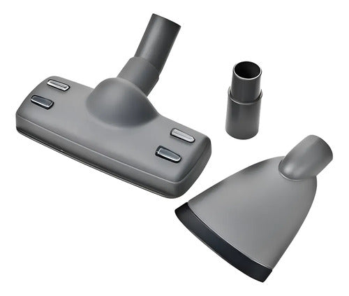 Accesorio Aspiradora Para Mascota - Kit Cepillos Gris
