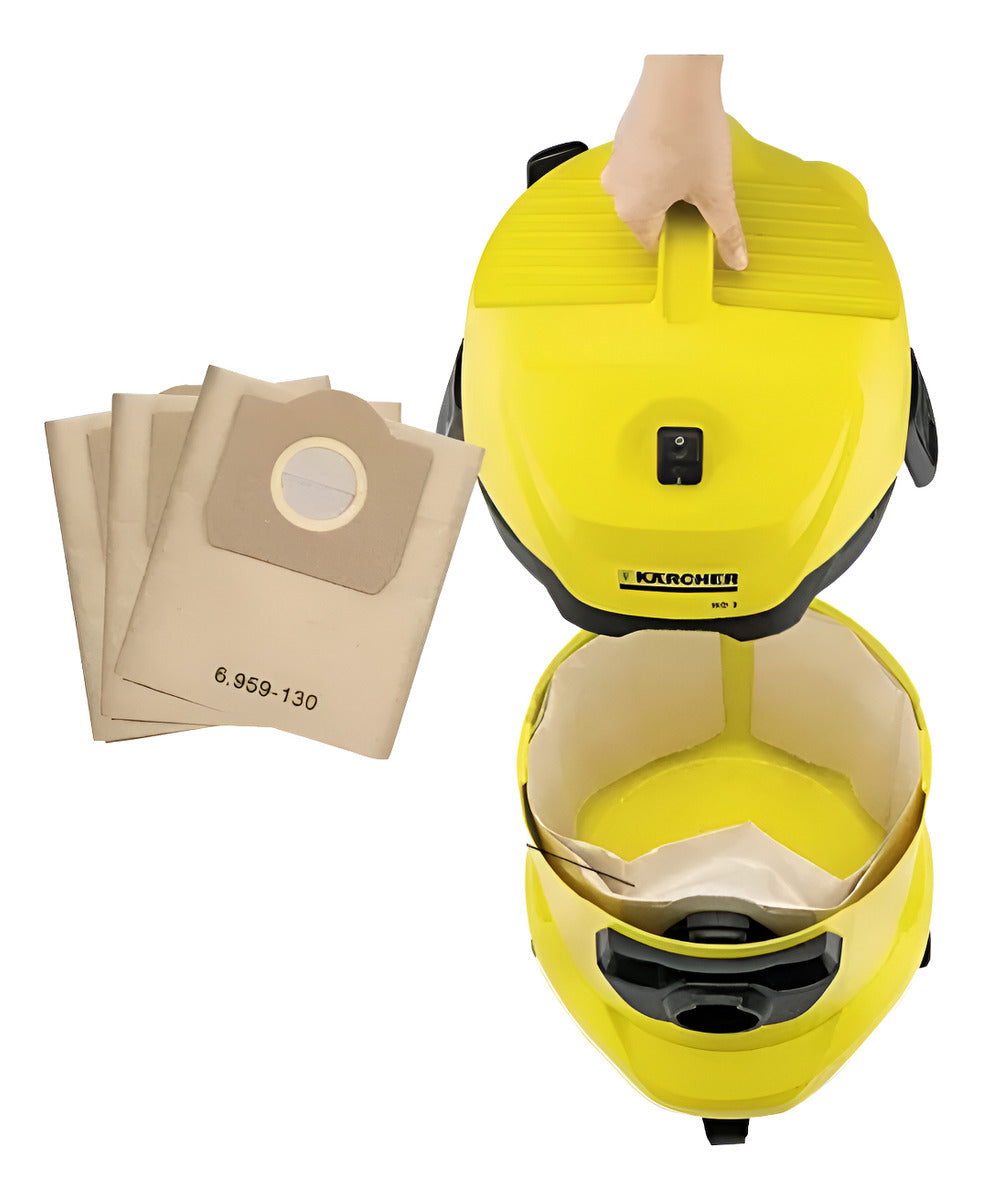 Set 5 Bolsas De Papel Aspiradora Karcher Wd3-se4001-nt 20