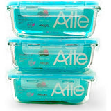 Pack 3 Herméticos De Vidrio De 750 Ml C/u Allegra