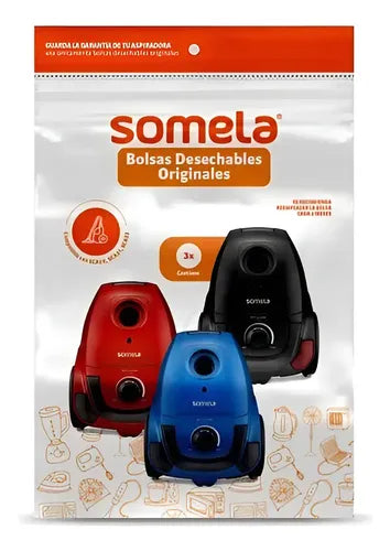 Kit 3 Bolsas Desechables Originales Somela Asp SCA20/21/22