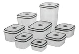 Set Contenedores De Plástico Herméticos Fensa 8 Unidades