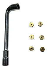 Kit 6 Inyectores Cocina Gas Natural + Llave Fen/mad/sind