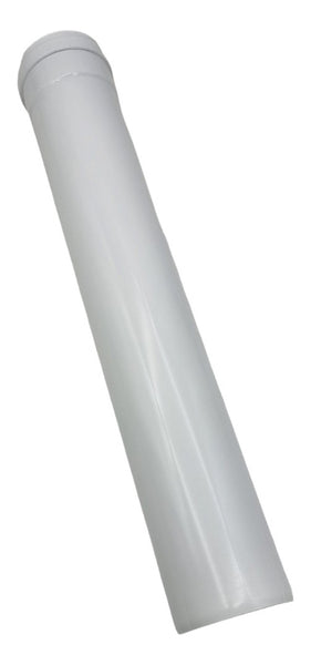 Extensión Evacuación De Gases 80mm Tiro Forzado 50cm Largo