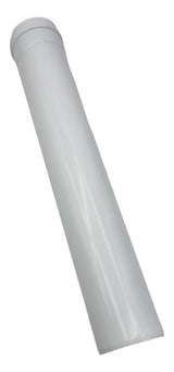 Extensión Evacuación De Gases 80mm Tiro Forzado 50cm Largo