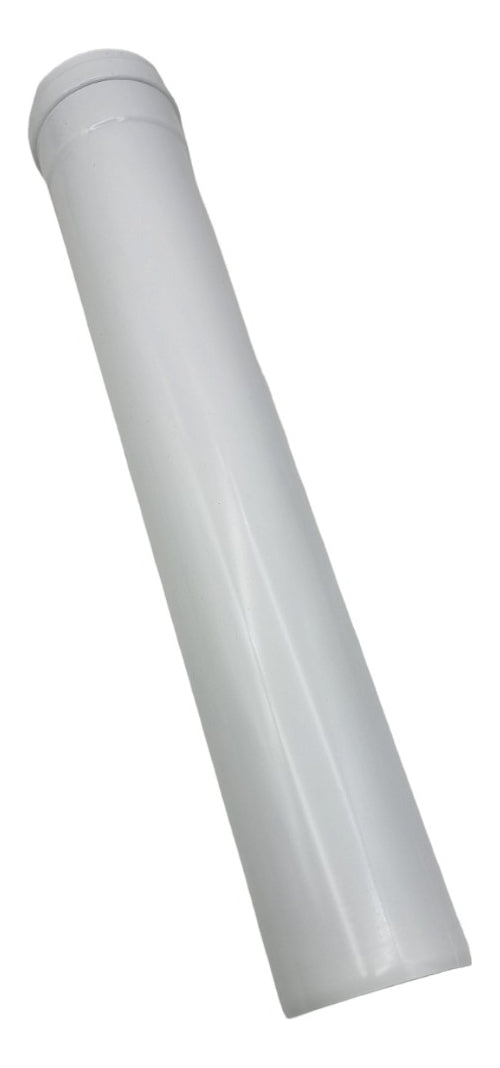 Extensión Evacuación De Gases 80mm Tiro Forzado 50cm Largo