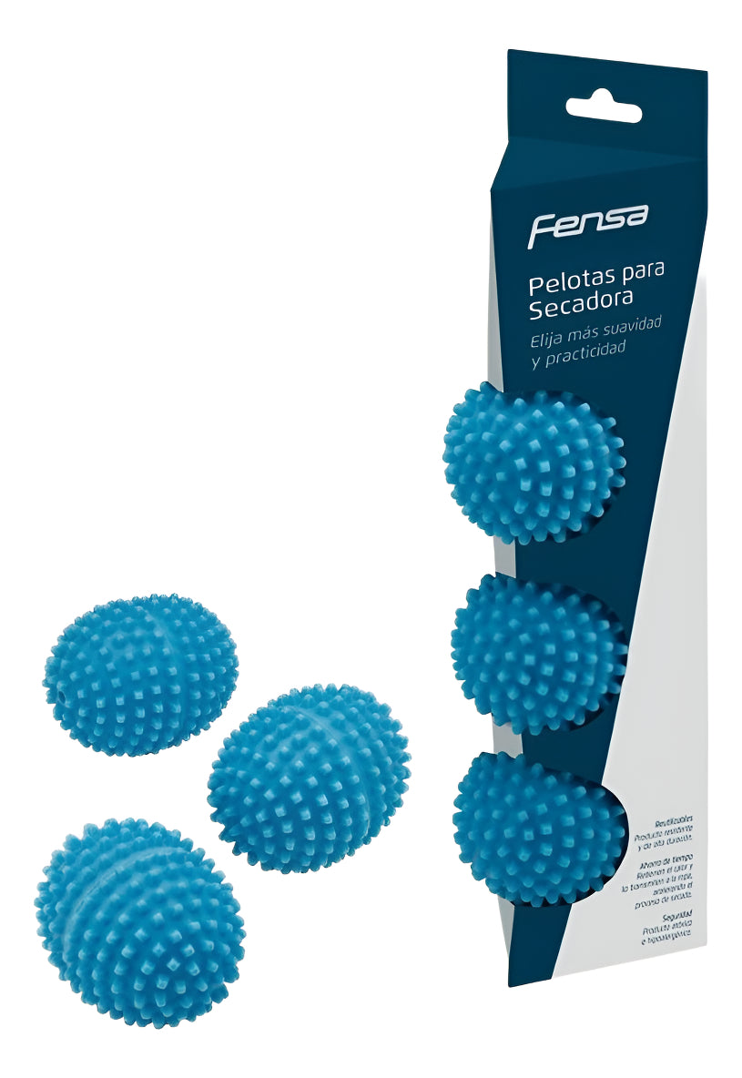 Pack De 3 Pelotas Para Secadoras - Menor Tiempo De Secado