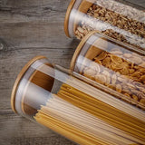Juego De 4 Ollas Herméticas | Electrolux Bamboo Lid Vidrio