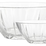 1 Ensaladera 1.85cc + 6 Bowls 350cc Vidrio Allegra Color Transparente Arganda
