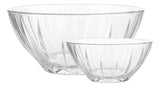 1 Ensaladera 1.85cc + 6 Bowls 350cc Vidrio Allegra Color Transparente Arganda