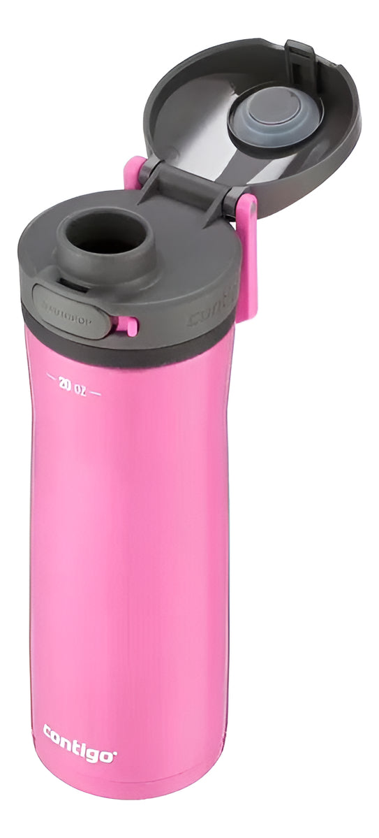 Botella Agua Acero Inoxidable Jackson Chill 591ml Tapa Botón Color Rosa