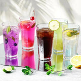 Set 6 Vasos Vidrio Cristar Lisboa Cooler 493 Ml