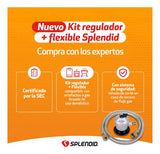 Kit Splendid Regulador De Gas + Flexible 1MT