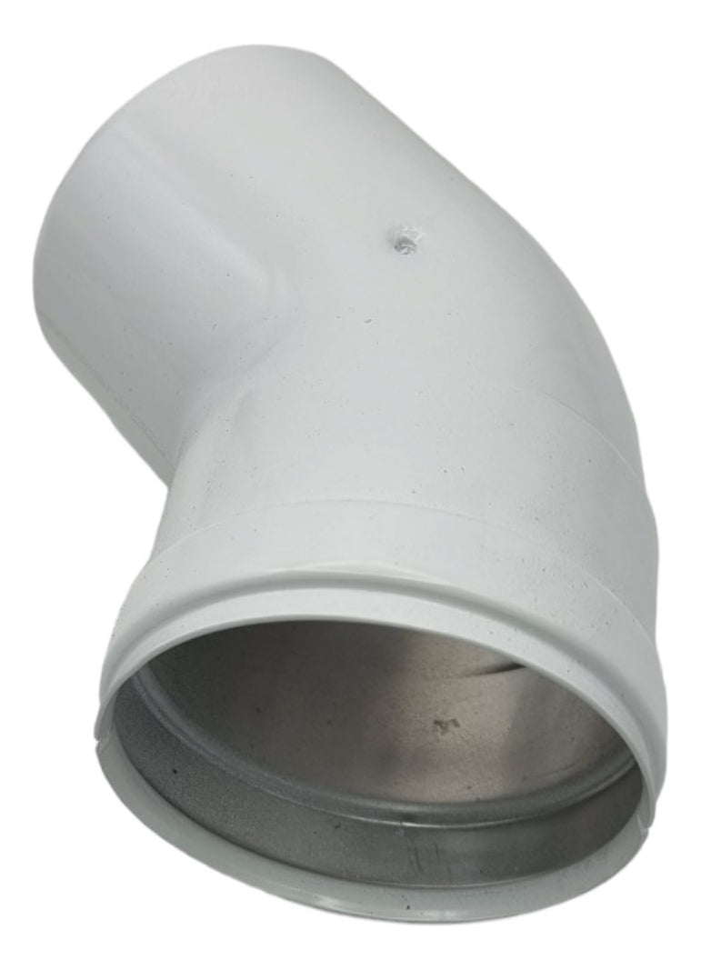 Codo De 45° Para Tiro Forzado Mademsa Ducto 80 Mm