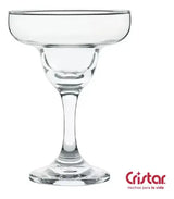 Set 4 Copas Margarita 266ML Línea Cristar Transparente