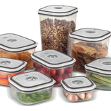 Set 8 Contenedores Herméticos Máxima Calidad Libres De Bpa