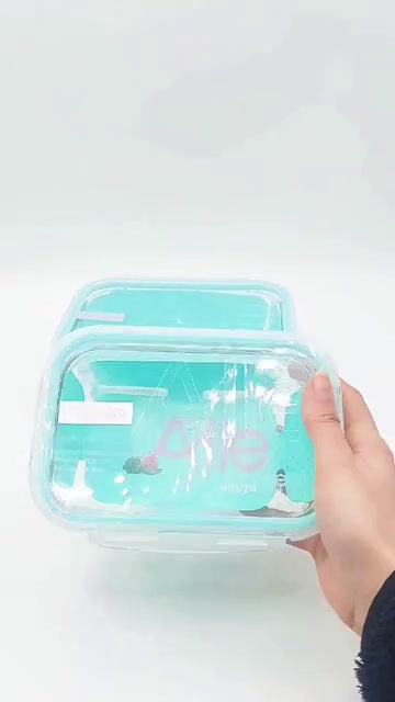 Pack 2 Contenedores Vidrio Herméticos (1000 Y 600 Ml)