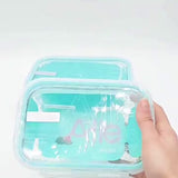 Pack 2 Contenedores Vidrio Herméticos (1000 Y 600 Ml)