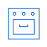 Bandeja Horno Empotrable Fensa / Mademsa (44.5x41.5 Cm)