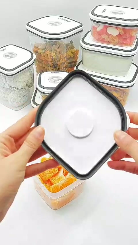 Set Contenedores De Plástico Herméticos Fensa 8 Unidades