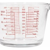 Jarra Medidora De Liquidos 1 Litro Vidrio Templado Allegra Color Transparente