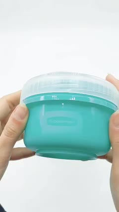 Pack 3 Contenedores Hermético 378ml Ideal Yogurt Y Cereal