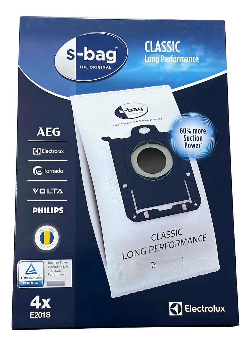 Kit 4 Bolsas Aspiradora Electrolux Eqp20