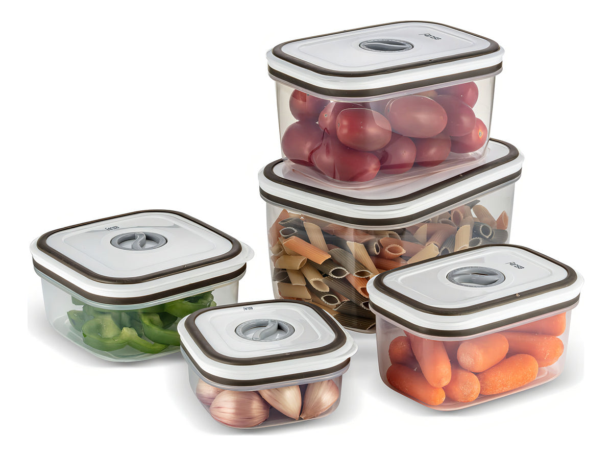 Set 8 Contenedores Herméticos Máxima Calidad Libres De Bpa