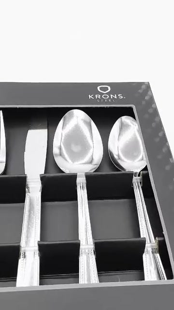 Juego De 24 Piezas De Cuchillería Perlado Krons