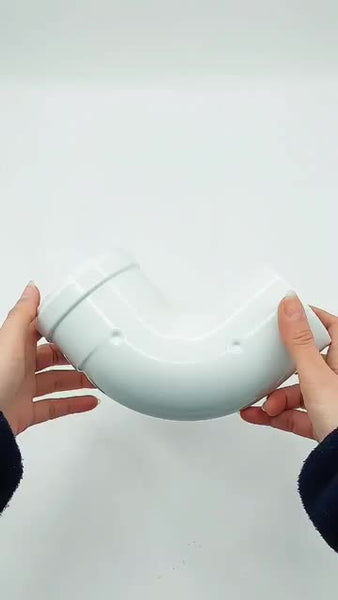 Codo De 90° Para Tiro Forzado Mademsa Ducto 80 Mm