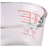 Jarra Medidora De Liquidos 1 Litro Vidrio Templado Allegra Color Transparente