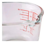 Jarra Medidora De Liquidos 1 Litro Vidrio Templado Allegra Color Transparente