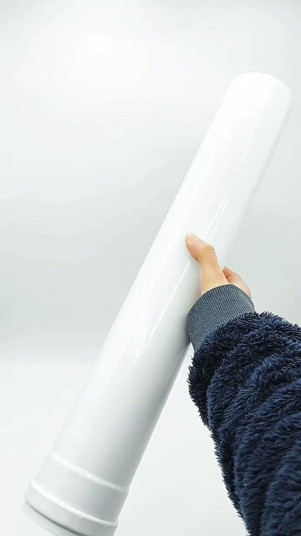 Extensión Evacuación De Gases 80mm Tiro Forzado 50cm Largo