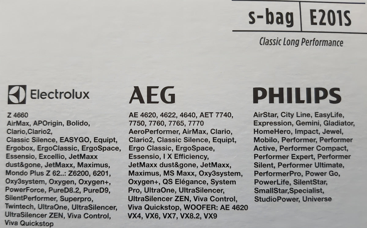 Kit 4 Bolsas Aspiradora Electrolux Eqp20
