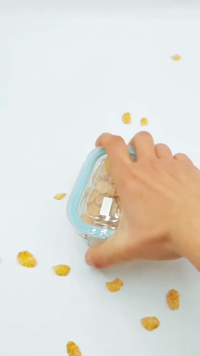 Pack 6 Potes Vidrio Herméticos Pequeños (150+165+210 Ml)*2