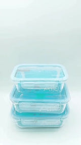 Pack 4 Contenedores Herméticos Vidrio (420+600+750+1000 Ml)