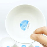 Set 6 Bowl Porcelana Hallen 11,5 Cm Color Blanco