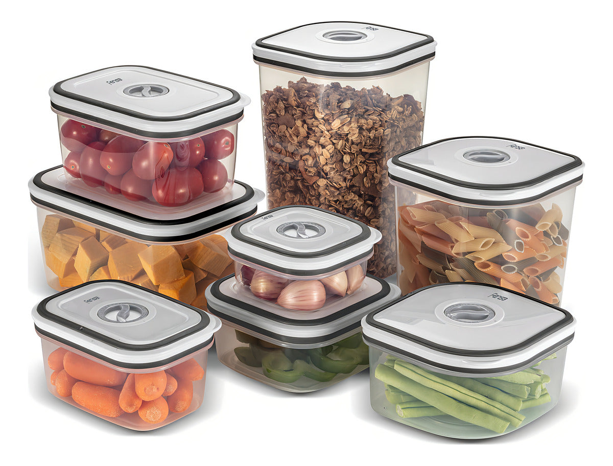Set 8 Contenedores Herméticos Máxima Calidad Libres De Bpa