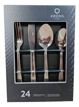 Juego De 24 Piezas De Cuchillería Perlado Krons