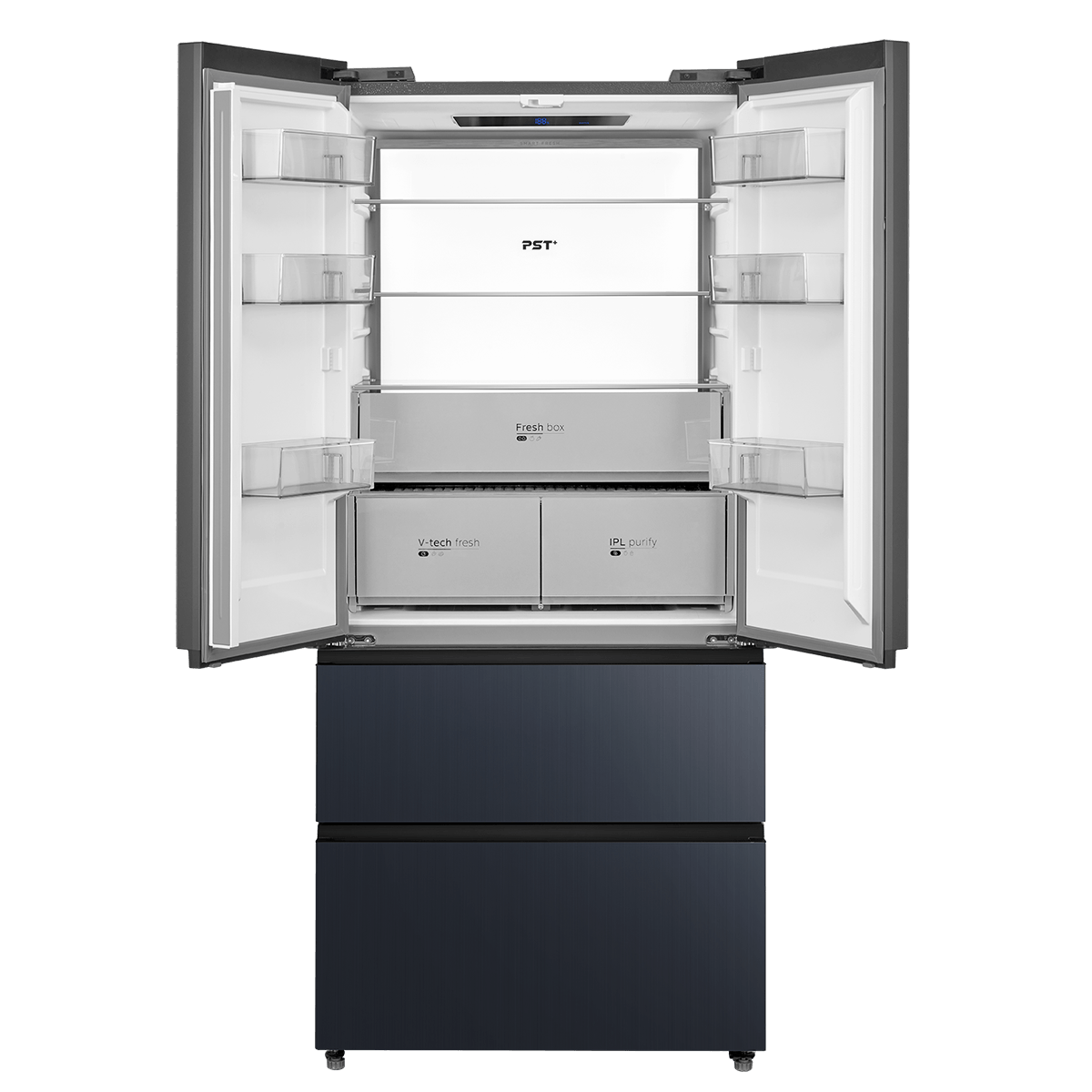 Refrigerador Midea MDRFD705BIE70 Perfect Fit, detalle