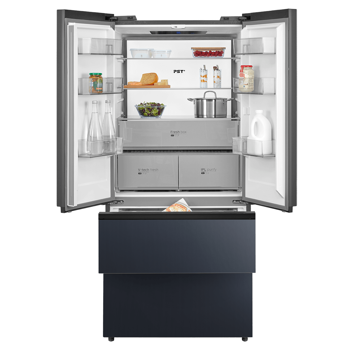 Refrigerador Midea MDRFD705BIE70 Perfect Fit, detalle