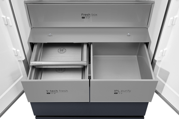 Refrigerador Midea MDRFD705BIE70 Perfect Fit, detalle