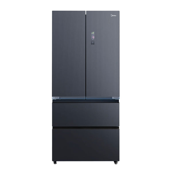 Refrigerador French Door Midea Perfect Fit MDRFD705BIE70 Diamond Grey, vista frontal